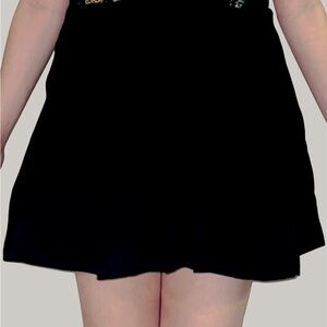 a new day Black pleated mini Skirt - Simple Black